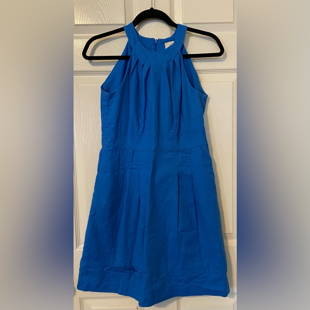 LOFT High-neck sleeveless dress